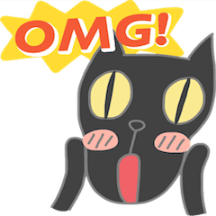 黑黑歐買尬 Line貼圖 Line Store