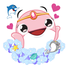 ピンクイルカのポトゥ Line スタンプ Line Store ピンクイルカのポトゥ Line スタンプ Line Store