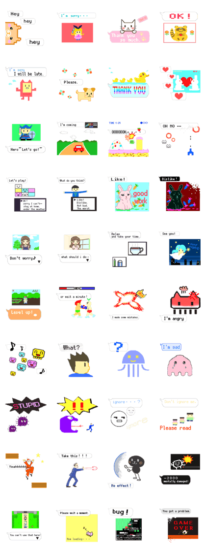 MR.DEGITA~game sticker~ MR.DEGITA~game sticker~