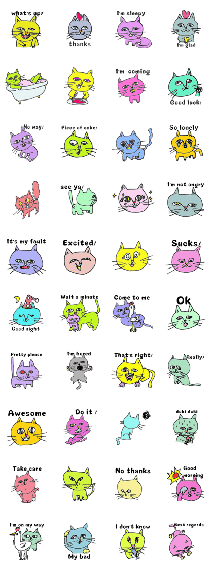 Bonjour cat(English)