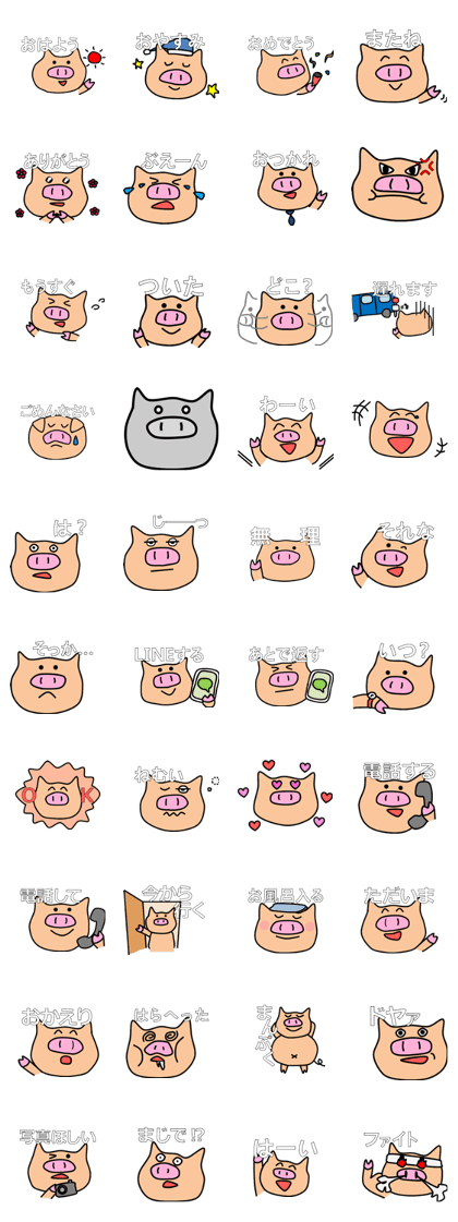 Convenient pig