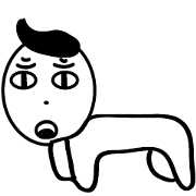 pinky-white man