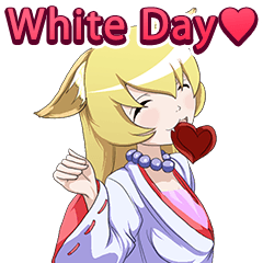 White Day of the specter Girl English