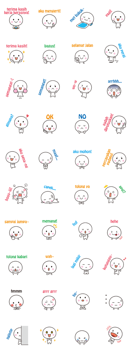 White thing usable anytime(Indonesian)