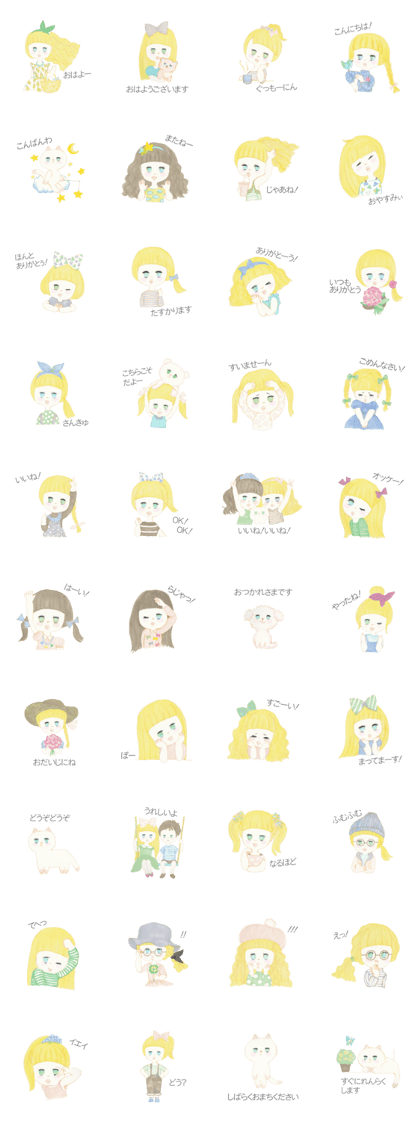 Simple phrases in Japanese.