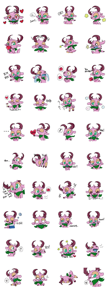 Pink Deer Haku