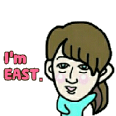 I'm EAST.