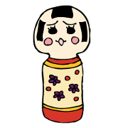 Japanese wooden doll