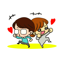 Daily life with husband of glasses