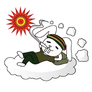 reggae's  red eye rabbit