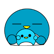 2 made to round penguin parent