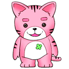 The pink cat BUCHA