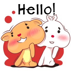 Love Love bear&bunny (Eng)