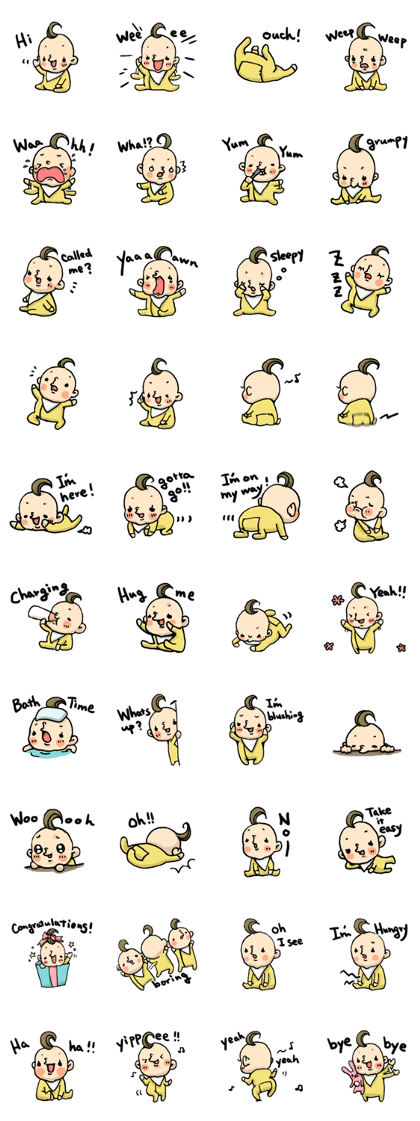 Baby talk Sticker