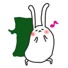 rabbit which speaks a dialect of Akita