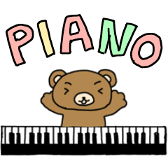 Pianist bear 2