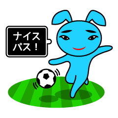 Futsal Soccer blue rabbit