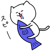 The Kawaii White Cat