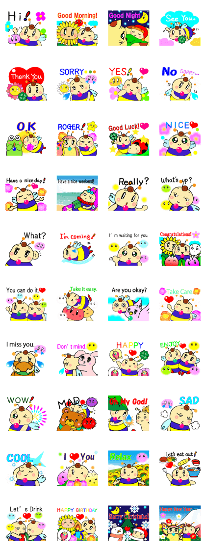 Honey bee and his merry fellows