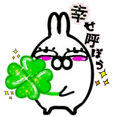 Four-leaf clover& rabbit