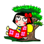 The girl who likes a kimono