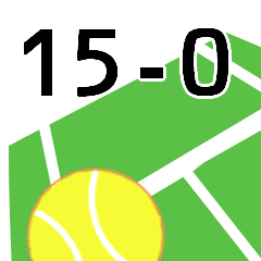 score of tennis match
