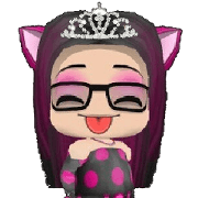 Kitten Crowned in Pink