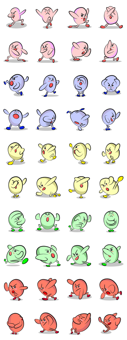 Japanese hero. Egg squadron TEAM-TAMAGON