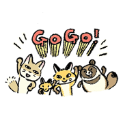three foxes! 2
