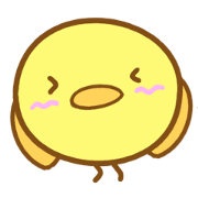 Small chick Sticker