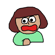 Stickers of a naughty girl Stickers of a naughty girl