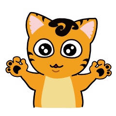 Funny Tiger Sticker : Daily Expression