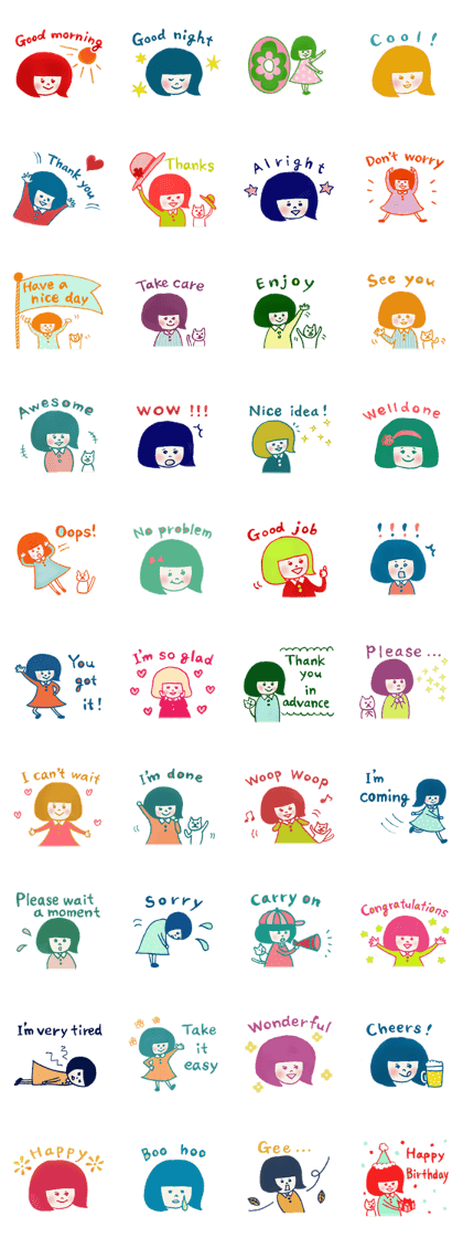 Nina's sticker <English>