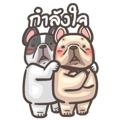French Bulldog PIGU-Animated Sticker V