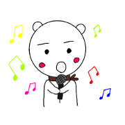 cute bear and dog sticker