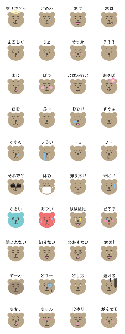 the bear who has eyebrows