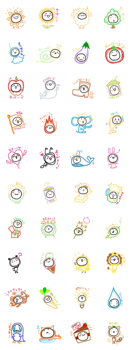 nagomi face  sticker