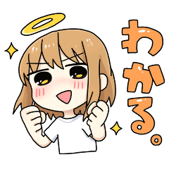 Angel daily life stickers