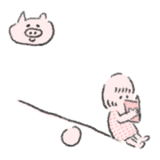 Pink cute stickers