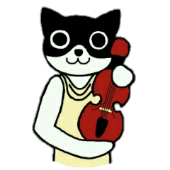 音楽家による音楽家のための猫のスタンプ