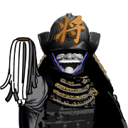 samurai of japan Stickers 2