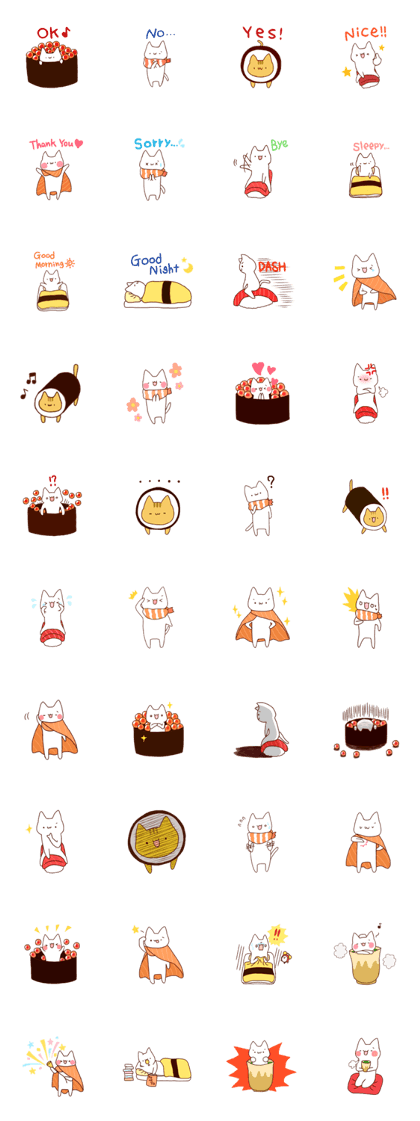 cats of sushi