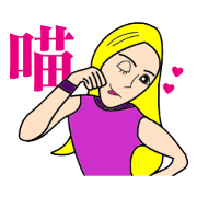 blond girl