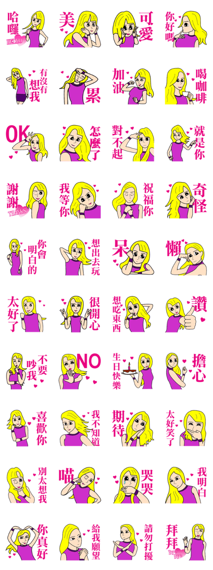 blond girl