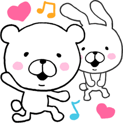 いつもクマ2 ウサギ Line スタンプ Line Store いつもクマ2 ウサギ Line スタンプ Line Store