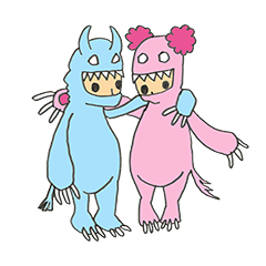 Monsters Costume Momo&Sora