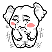 Cute little elephant