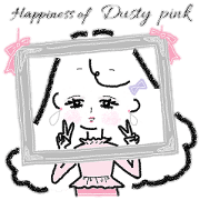 Happiness of Dusty pink