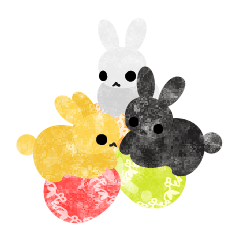 Pretty Little Rabbits Sticker