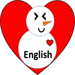 English love snowman